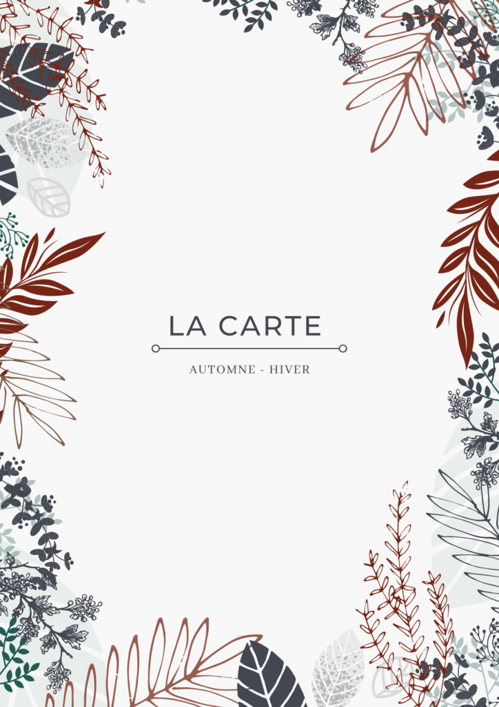 La carte Automne HIVER